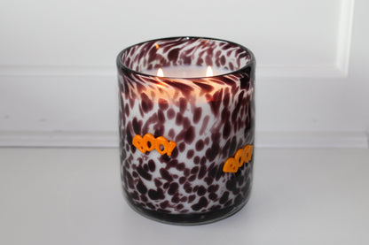 BOO Halloween Candle