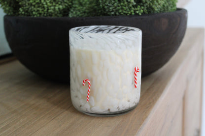 Candy Cane Candle