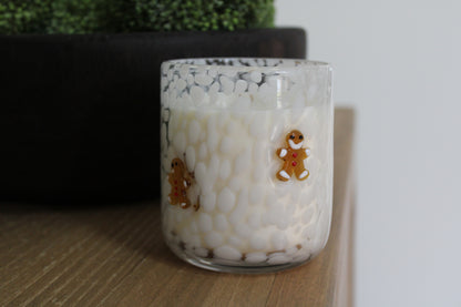 Gingerbread Handblown Candle