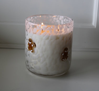 Gingerbread Handblown Candle