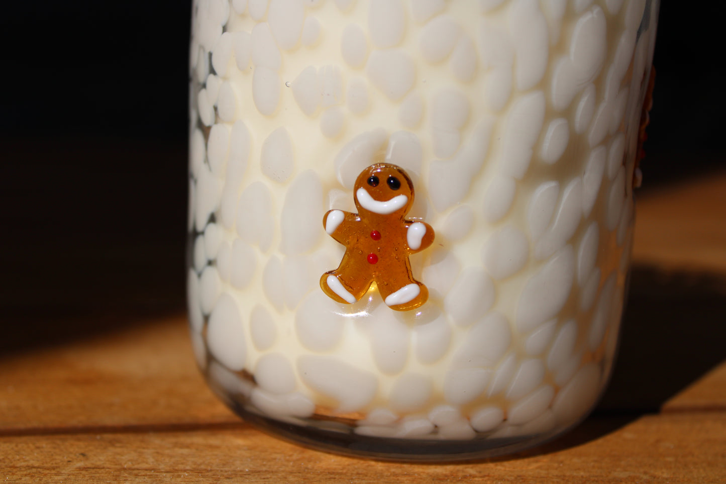 Gingerbread Handblown Candle