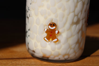 Gingerbread Handblown Candle