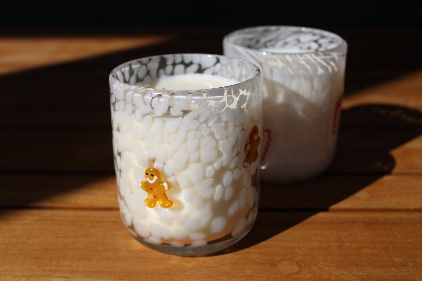 Gingerbread Handblown Candle